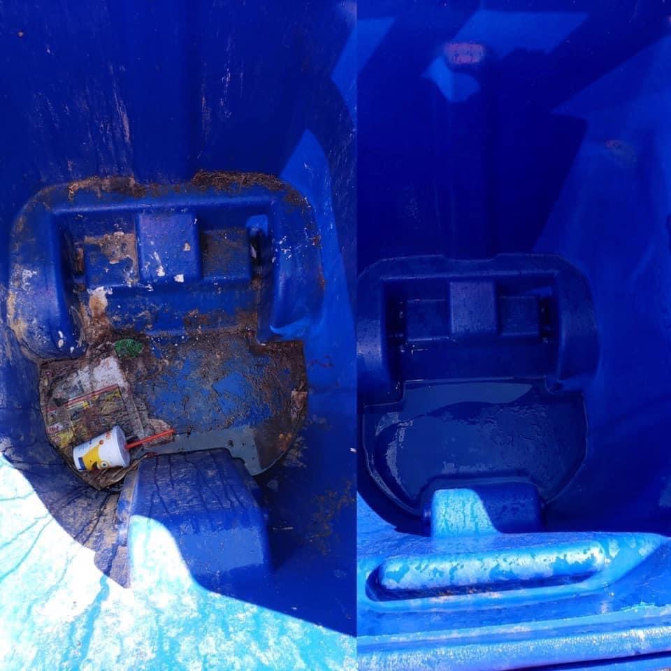 Before | After - Trash Can cleaning service